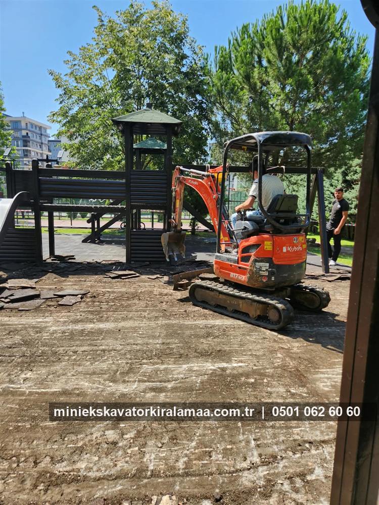 Tuzla kiralık mini kato ile tesviye işi